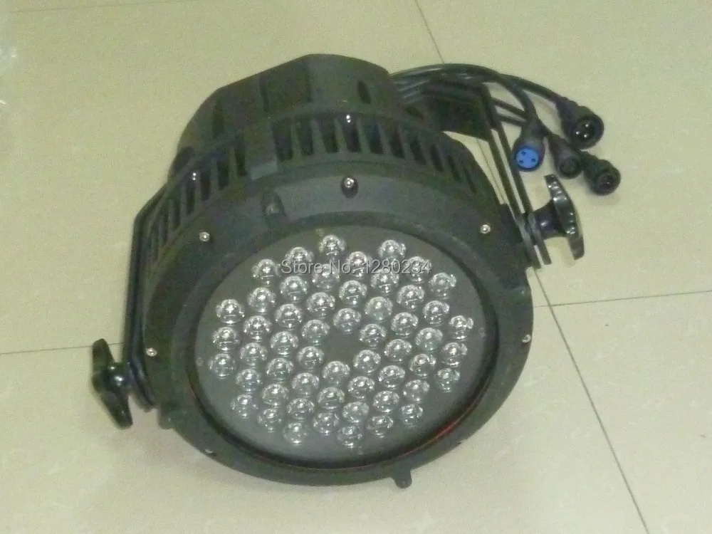 Открытый led par 64 rgb 54 шт. * 3 Вт Водонепроницаемый can dj свет стирка сценическое