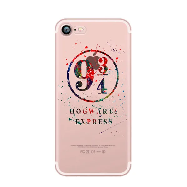 LOVINA чехлы на платформе Гарри Поттера 9 3/4 Hogwarts Expres чехол для iPhone 8 8Plus Мягкий