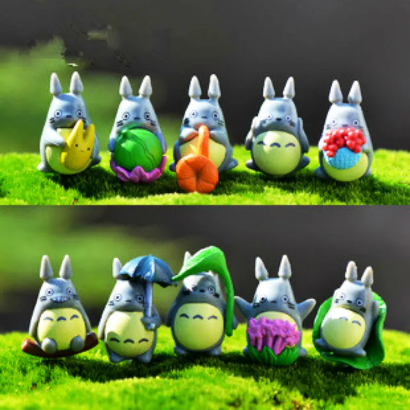 10 шт./компл. Hayao Miyazaki Series Totoro игрушка &quotГном&quot микро ландшафт мини садовый декор