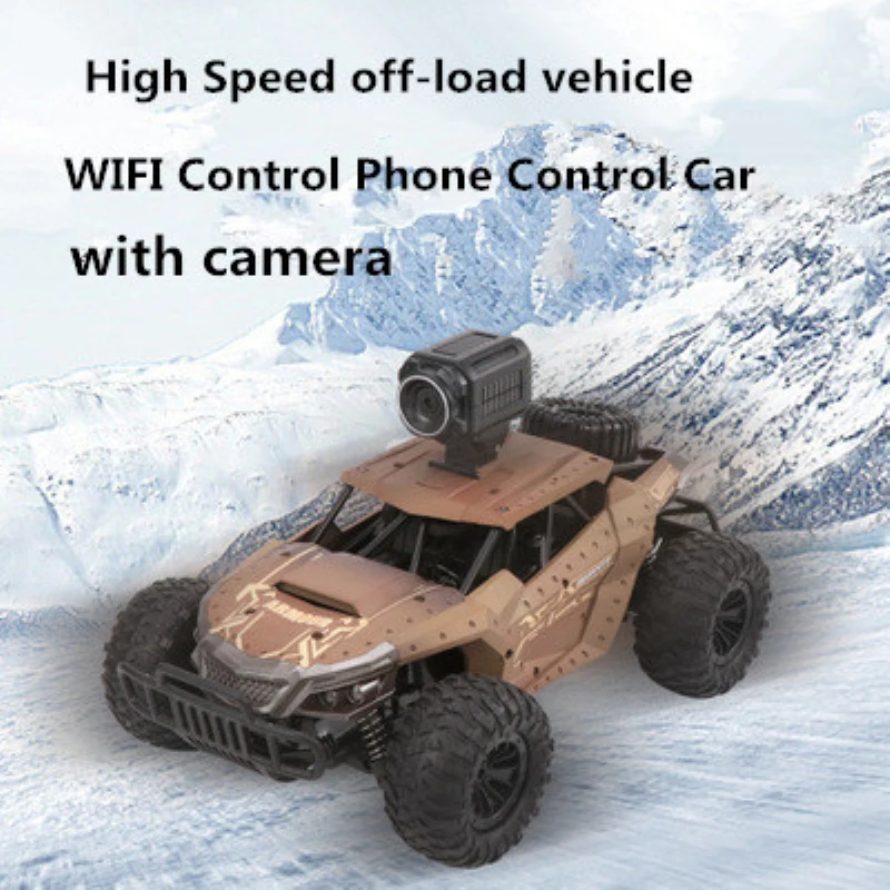 Новейший 2 4G WIFI управление 4WD электрический RC автомобиль Рок Гусеничный пульт
