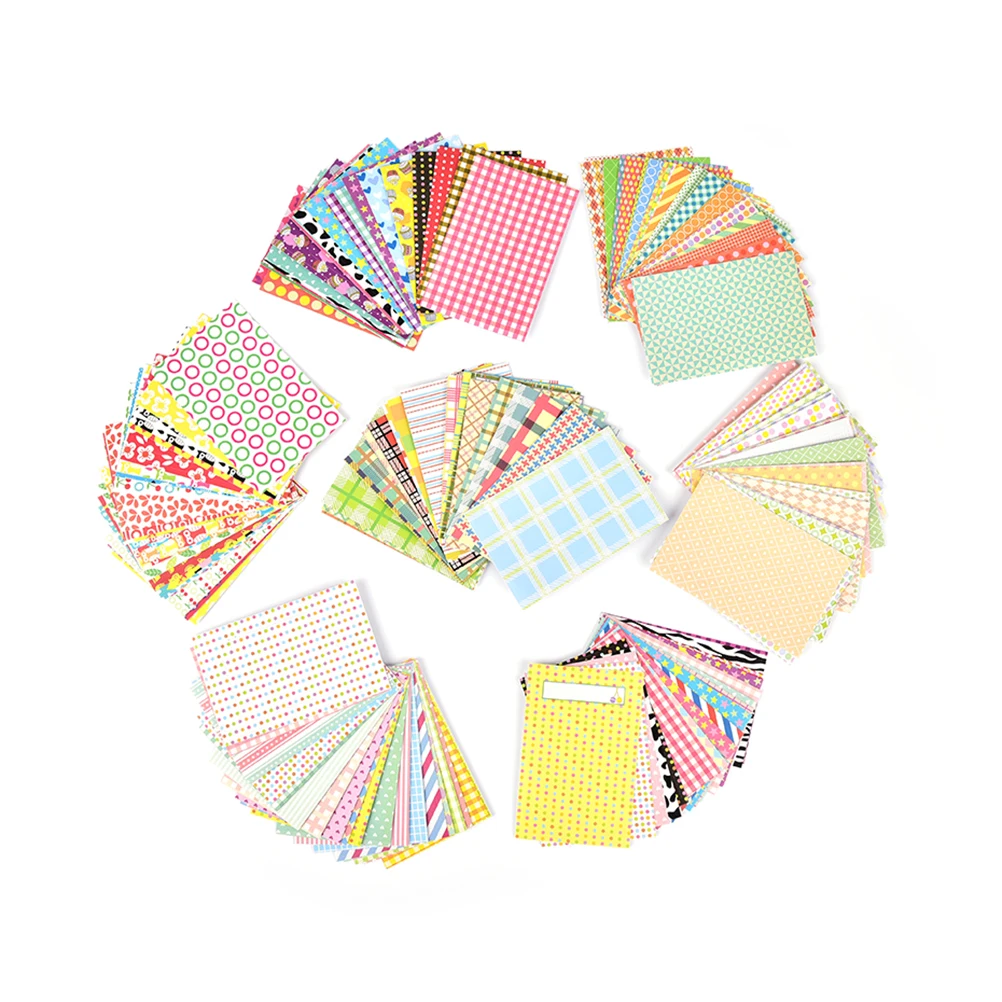 20 шт./лот фотоальбомы ярких цветов декоративная бумага для скрапбукинга