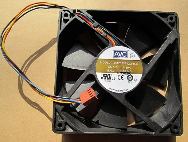4 контактный ШИМ вентилятор контроля температуры AVC 120*120*25 12 В а DA12025B12LP005|temperature