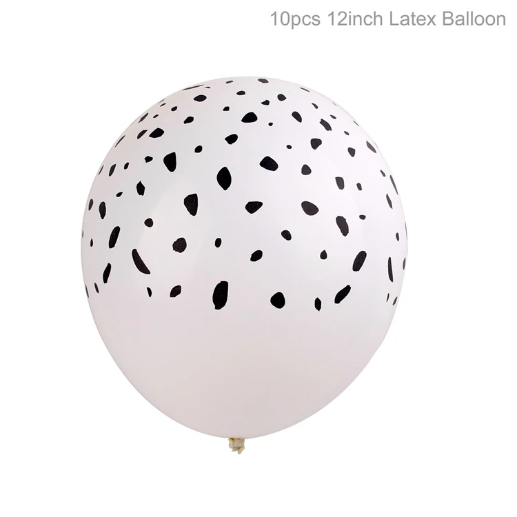 Snow Latex balloon HUIRAN латексные воздушные шары на день рождения, животные, балоны, сафари, животные, балоны, декор в джунглях, вечерние украшения для вечеринки в стиле сафари, принадлежности - Цвет: Snow Latex balloon