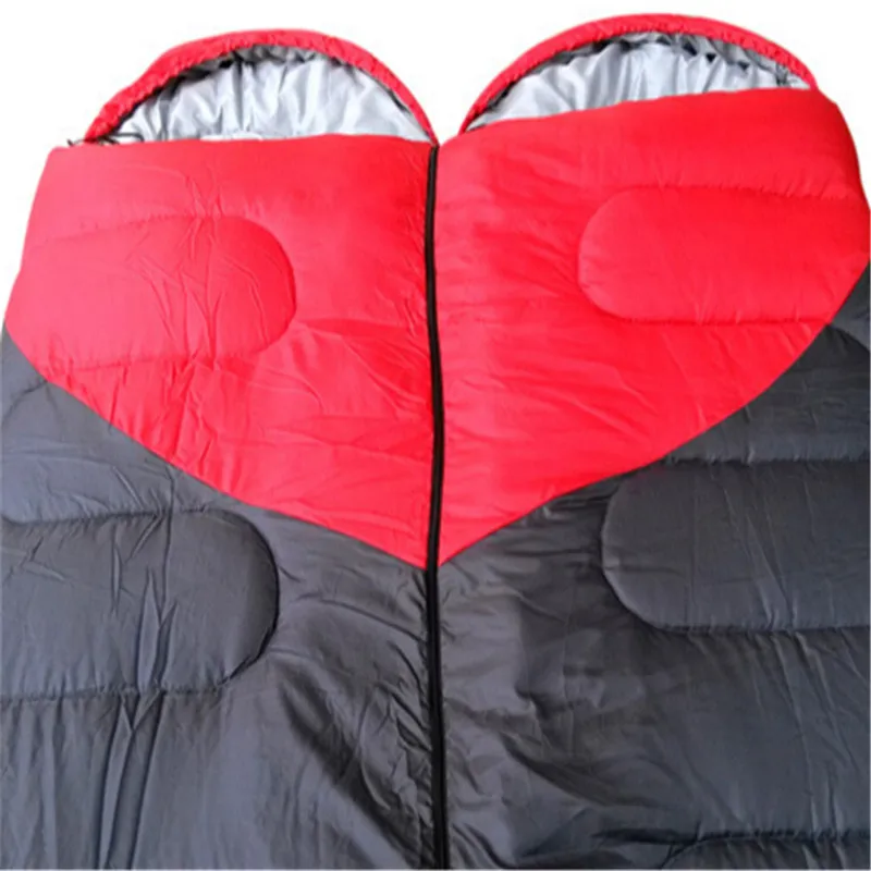 Двойной спальный мешок сверхлегкий 1 5 кг Открытый Кемпинг для взрослых с