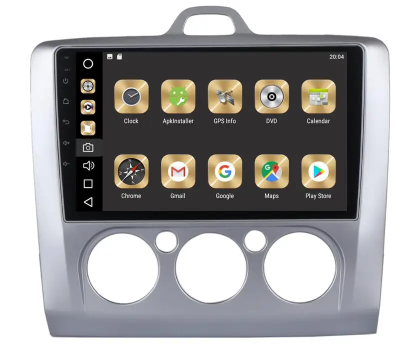 Carplay 4GB/8 GB/ Core 9 &quotAndroid 10 автомобильный dvd проигрыватель с Gps для Ford Focus 2 II Focus2 FocusII
