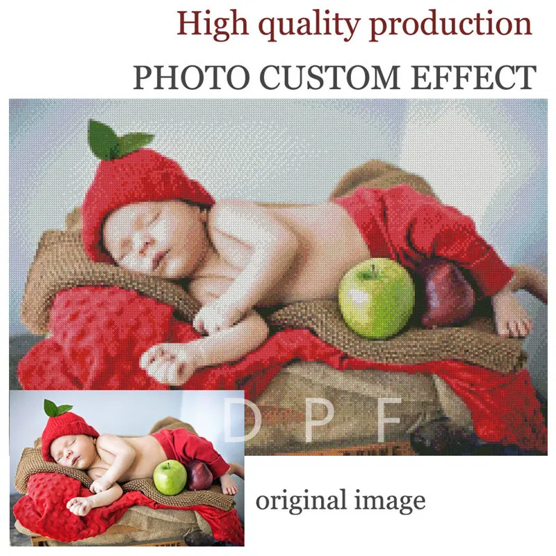 DPF пользовательская алмазная живопись вышивка крестиком Стразы 5D DIY полная