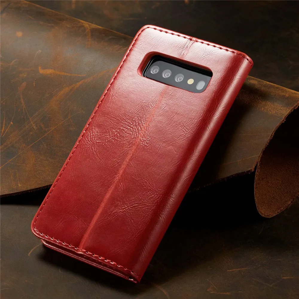 

Vintage Magnetic Wallet Leather Case for Samsung Galaxy S10 Case Flip Stand Card Slot Cover for Samsung S10 Plus Case S10e Coque