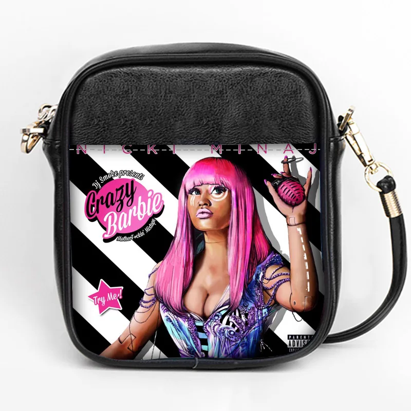 Новое поступление на заказ Nicki Minaj Слинг Сумка на заказ для женщин Слинг сумки на ремне кожа мини девушки Tote вечерние сумки DIY Слинг Сумка - Цвет: 3