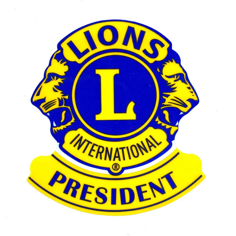 Наклейки FASP Lions Clubs International подходят для дверей автомобильных и мотоциклетных стеклянных магазинов и т. Д