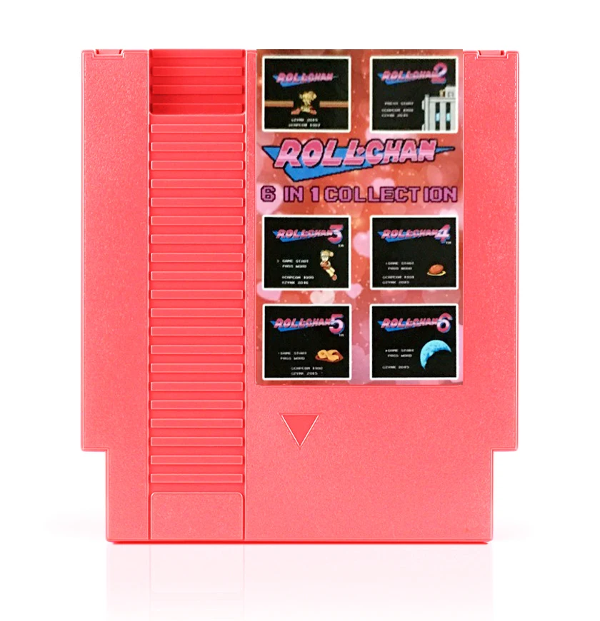 Лучший продавец! Рулон Chan 6 в 1 RollChan 1/2/3/4/5/6 карточная игра для 72 шпильки 8 бит ТВ Game