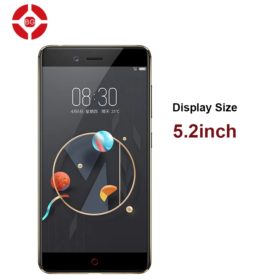 Bg оригинал nubia z17 мини 4 г мобильный телефон 4/6 ram 64 rom 5.2 дюймов 1920x1080 P Передняя 16.0MP