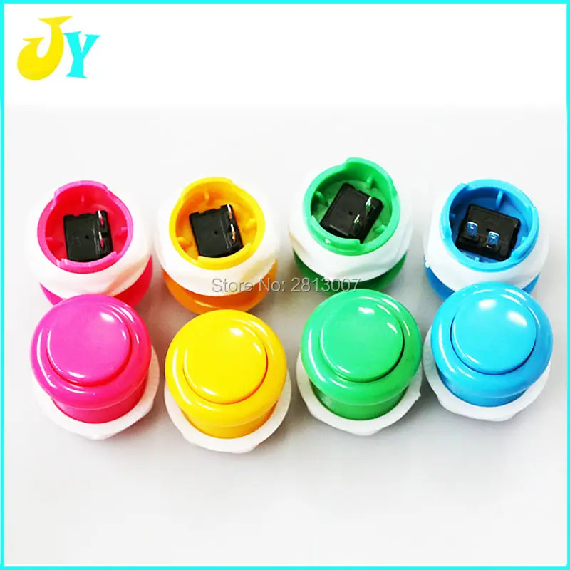 16 * встроенных кнопок micro switch + 2 joypy Happ 1P P пусковая кнопка для игроков комплект Arcade