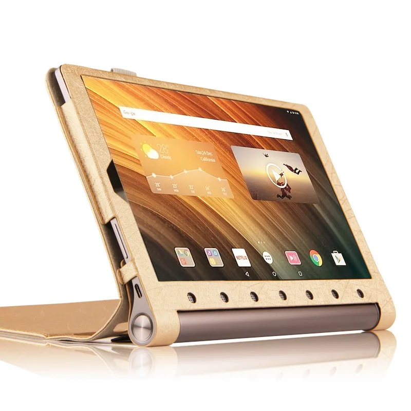 Для lenovo Yoga Tab3 Tab 3 Plus YT-X703F X703L 10,1 дюймов планшет Смарт PU кожаный защитный чехол+ стилус