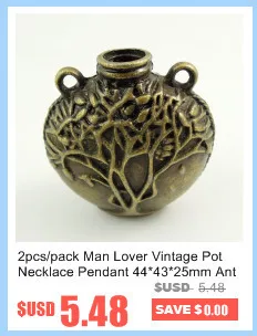 25pcs/pack Wholesale Pot Necklace Charms Vintage Style Bronze Jewelry pendant Wine Pot Charm Craft Accessories19*16*6.5mm 02195