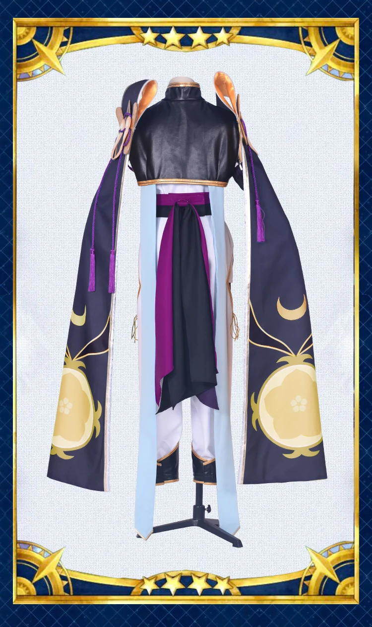 Аниме! Fate/Grand Order FGO Lang Lin Wang Версия 3 0 боевой костюм Готическая униформа косплей