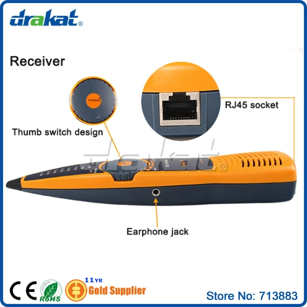 Сетевой Lan кабель тестер провода трекер|wire tracker|network lan cable testerlan tester |