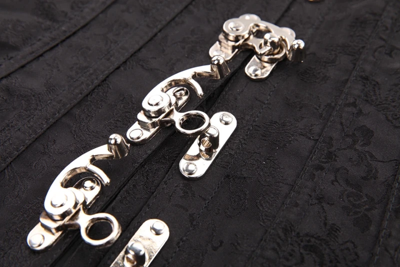 Корсет на шнуровке с двойной пряжкой со стальными косточками Модный в стиле