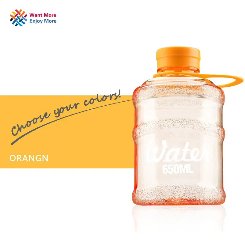 Креативные бутылки с водой для спортзала на открытом воздухе половина галлона