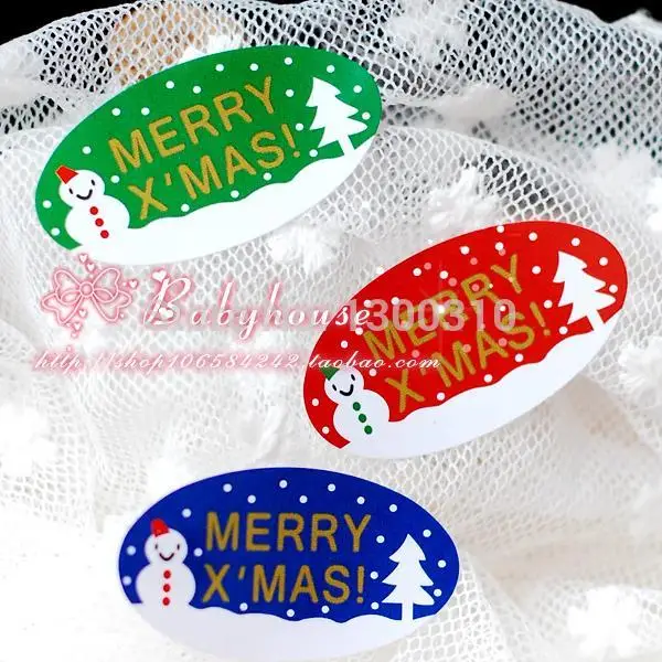 Оптовая продажа милый снеговик 3 вида цветов Счастливого Рождества