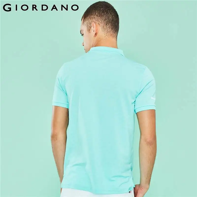 Giordano Мужская рубашка поло серии G-Motion короткий рукав для мужчин тонкие Красочные