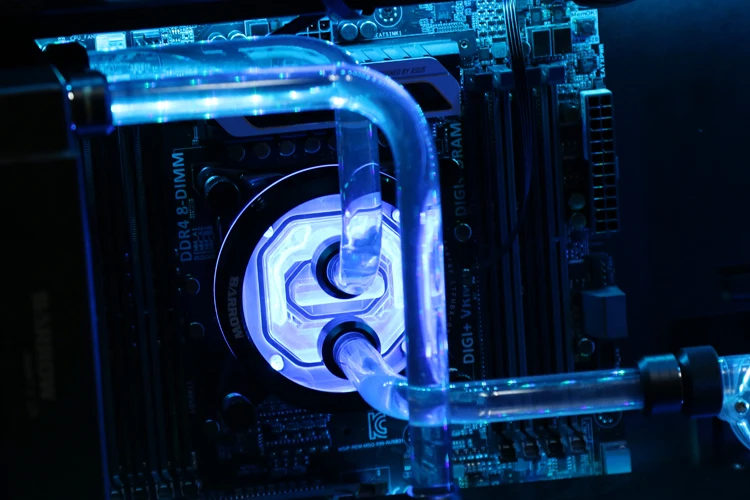 Барроу кулер для воды в WIN 303 независимый Графический хост жесткая трубка охлаждающий свет воды набор