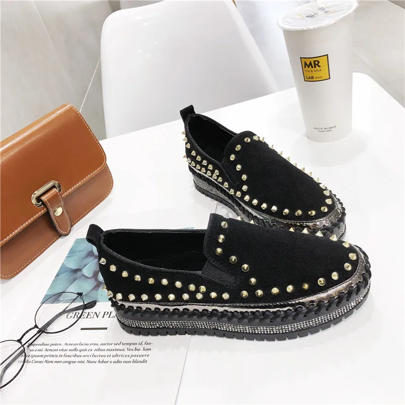 FUJIN/Брендовая женская повседневная обувь Женская на плоской подошве Сезон