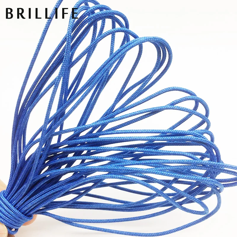 BRILLIFE подводной охоты веревка провод в оплетке рыболовный линии м 10 мм 2 180 кг 400LB