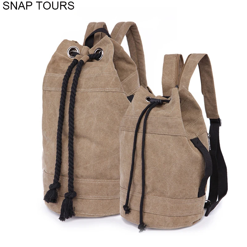 Мужская Дорожная Холщовая Сумка SNAP TOURS вместительный спортивный рюкзак для
