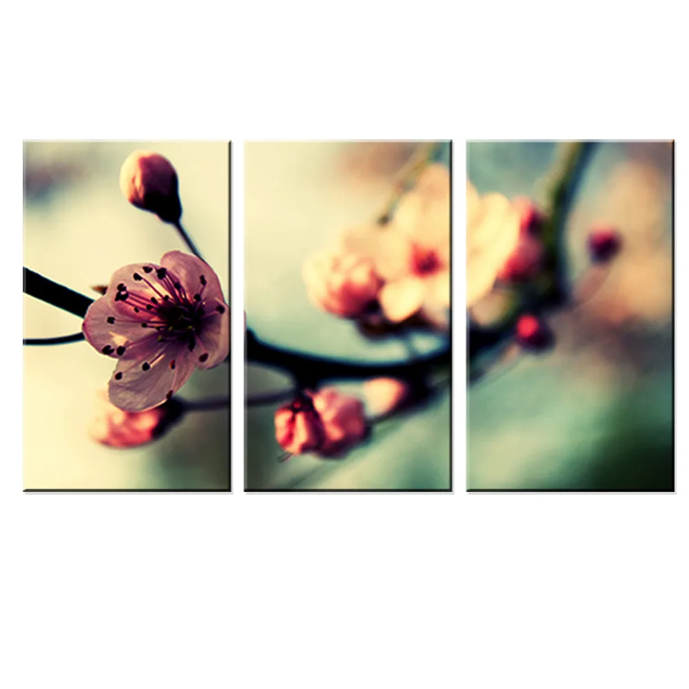 Горячая Картина на холсте Персиковый Цветок HD Печать Цветы без рамки настенный