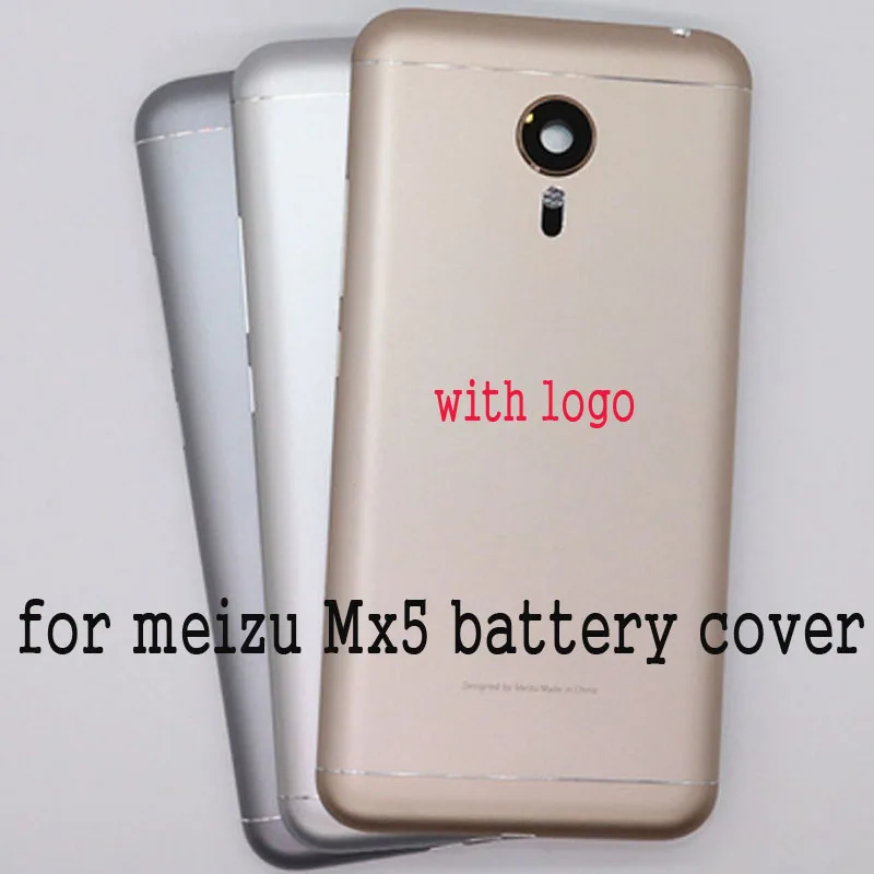Для Meizu MX5 Задняя крышка батареи оригинальная металлическая задняя с кнопками