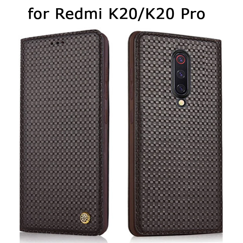

Чехол-книжка из натуральной кожи для Xiaomi Redmi K20