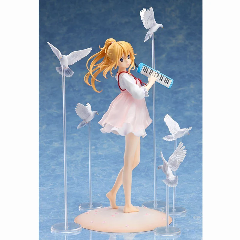 Ваша вранья в апреле Miyazono Kaori фигурку Melodica неформальное платье Ver. ПВХ фигурка