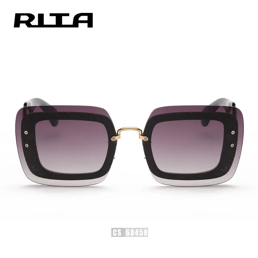 РИТА Мода Квадратная Рамка Вождения Солнцезащитные Очки CS68450 Сиамские Плоским