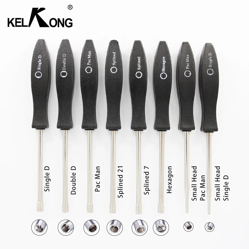 KELKONG 8Pcs инструмент для настройки карбюратора отвертка Pac Man/один D/маленькие