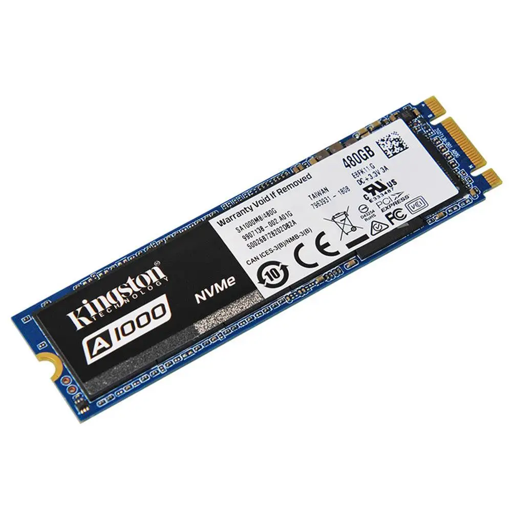 Kingston A1000 NVMe M.2 2280 SATA SSD 120 ГБ 240 ГБ 480 ГБ 960 ГБ Внутренний твердотельный диск Жесткий диск SFF для ПК ноутбука ультрабука