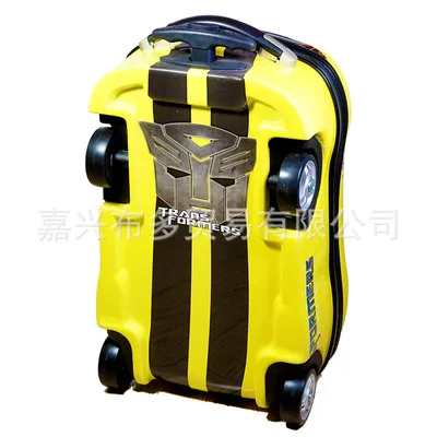 CARRYLOVE 100% PC 18-дюймовый Спиннер для багажа легко мультяшный автомобильный багаж