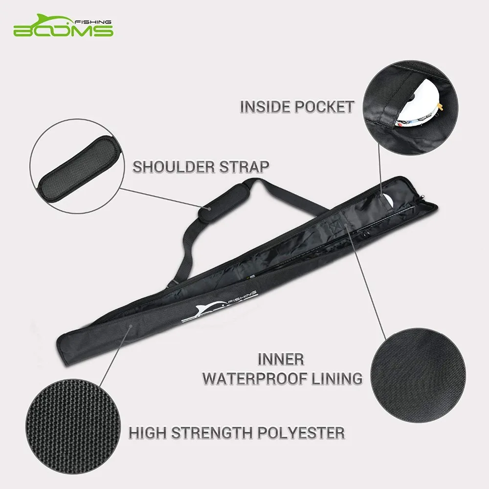Booms Fishing PB1 сумка для Карповой ловли держатель для удочки сумка для хранения 120 см водонепроницаемый складной портативный чехол для удочек инструмент для снастей