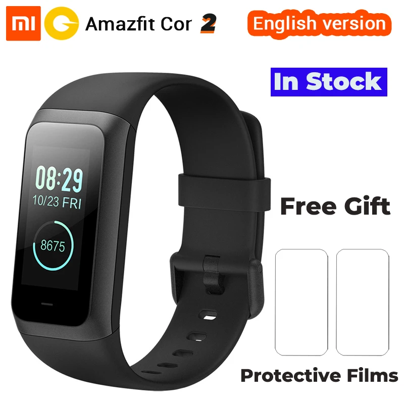 Xiaomi Huami Amazfit Cor 2 5TM новейшая версия на английском языке водонепроницаемый 2.5D