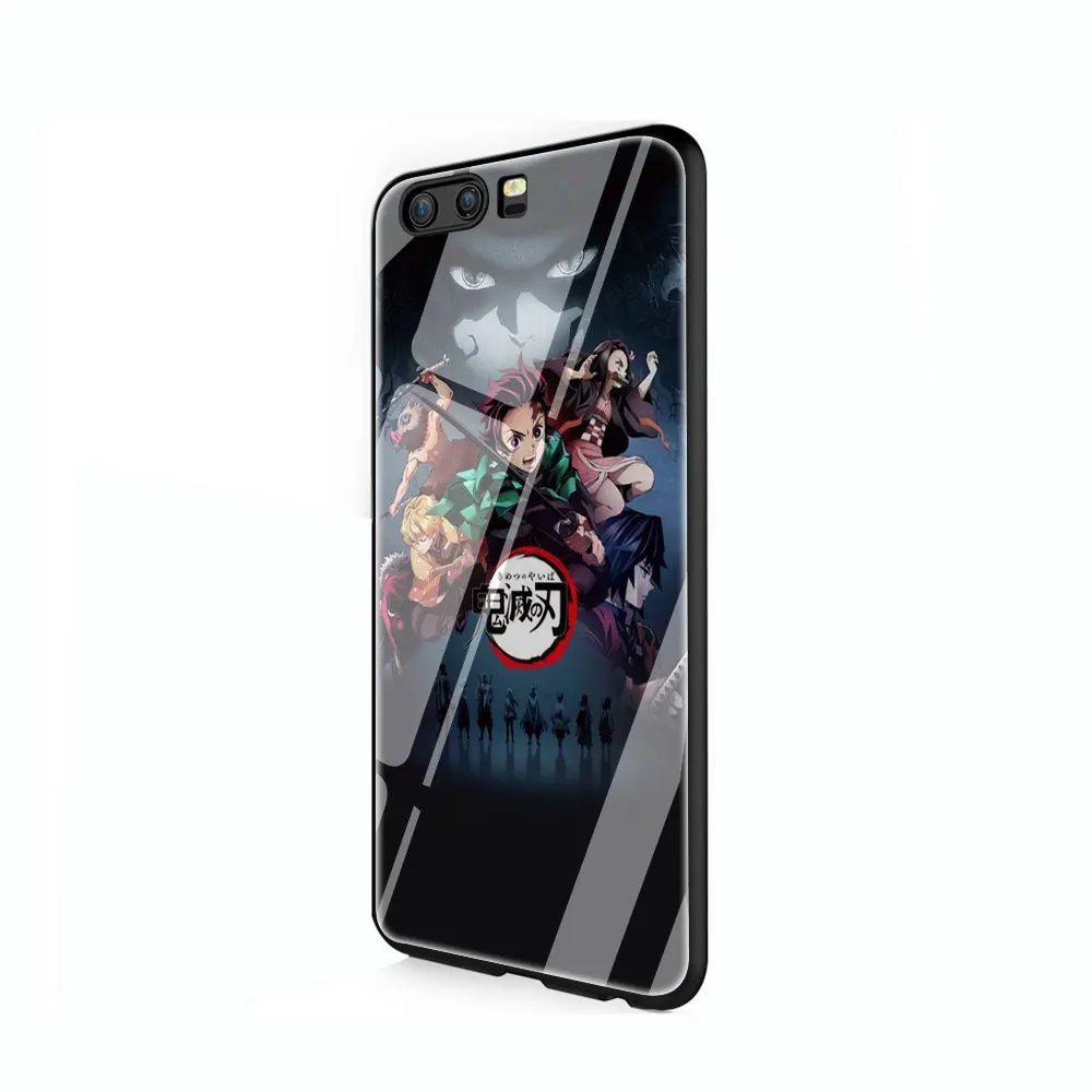 G3 Аниме Demon Slayer Kimetsu no Yaiba закаленное стекло чехол для телефона huawei mate P 10 20 30 Lite Pro Y9 Honor 8X 7A - Цвет: G3