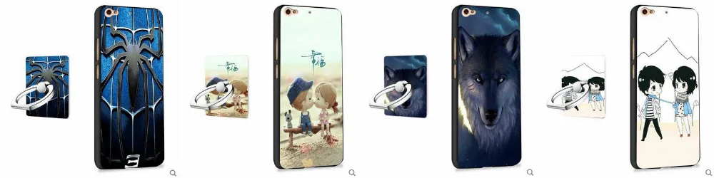 Чехол GR olamexy из ТПУ для BLU Vivo 5 с кольцом-держателем и мультяшным принтом,, чехлы для мобильных телефонов
