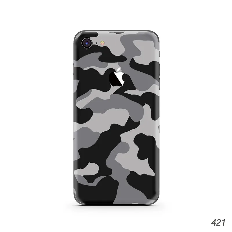 421 for i6 6s Новые крутые наклейки для iphone 6, защитная пленка на заднюю панель, наклейки для iphone 6 S, цветной задний пленочный Пастер, камуфляжная серия - Цвет: 421 for i6 6s