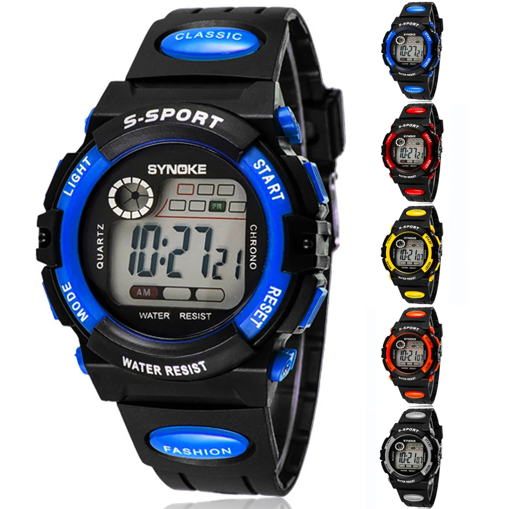 Детский светодиодный спортивный студенческий цифровой многофункциональный