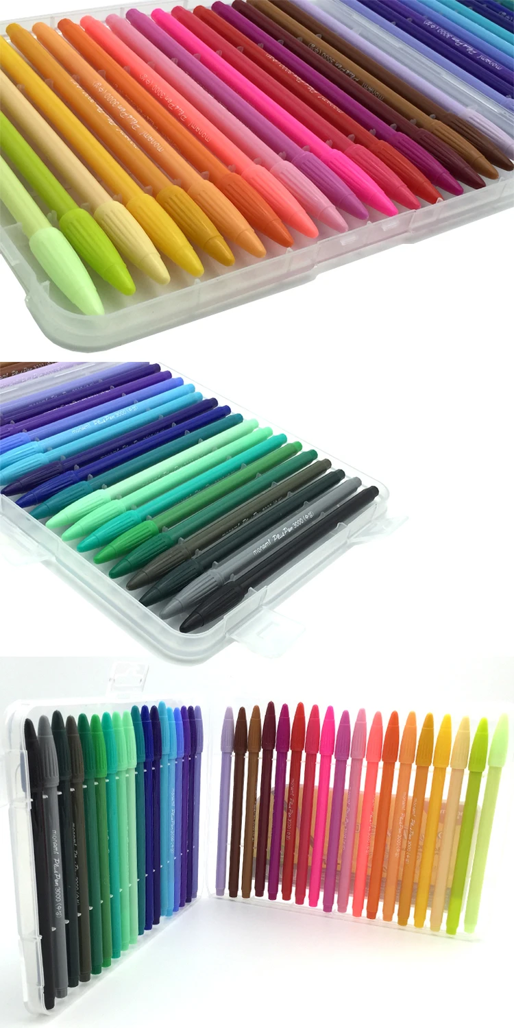Monami Kawaii Fineliner набор 0,38 мм Фабричный цветной Микрон-линия на водной основе, маркер, ручка, пуля, журнал поставок, Ручная надпись