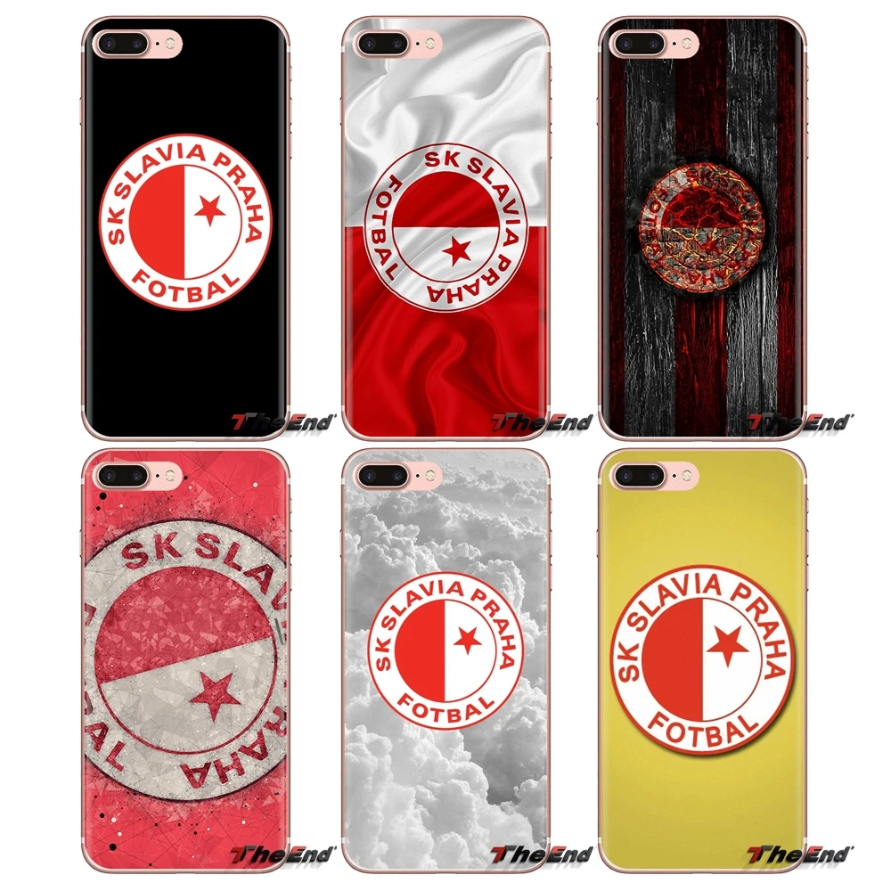 Sk Slavia Praha Sports Transparent Soft Shell Covers For Samsung Galaxy S3 S4 S5 Mini S6 S7 Edge S8 S9 S10 Plus Note 3 4 5 8 9 |