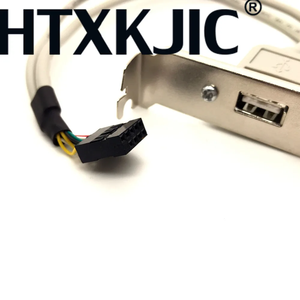 Внешний 2 порта USB задняя панель кронштейн кабель материнской платы 0