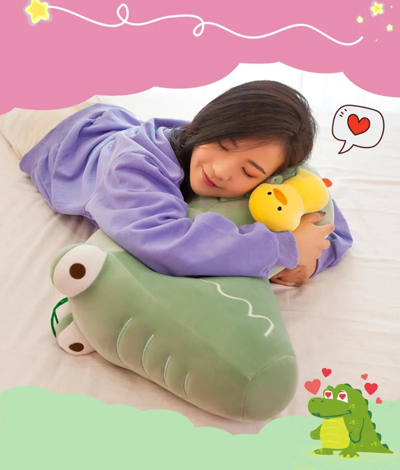 1pc 25/35/45cm Simulation Crocodile Plush Toys Stuffed Soft Animals Plush Cushion Pillow Doll Home Decoration Gift for Baby