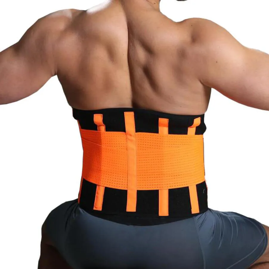 Мужской и Женский Поясничный поддерживающий пояс спортивный тонкий