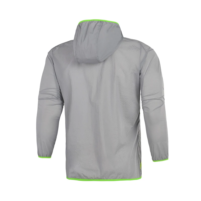 Li-Ning Мужская ветровка для бега Pro-Jogger 89% нейлон 11% поликарбаминат супер светильник