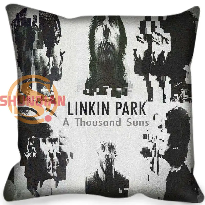 Заказная наволочка Linkin Park квадратная на молнии для спальни наволочки для дома 1 шт. на заказ 40x40 см - Цвет: 13