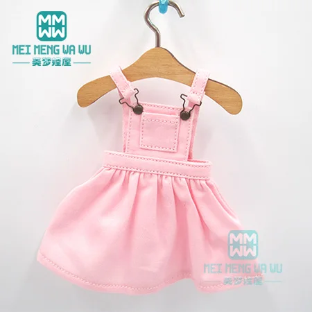 1 шт. Blyth одежда Модная белая футболка и розовое платье на бретелях для Blyth Azone 1/6 аксессуары для кукол - Цвет: XB--003--B